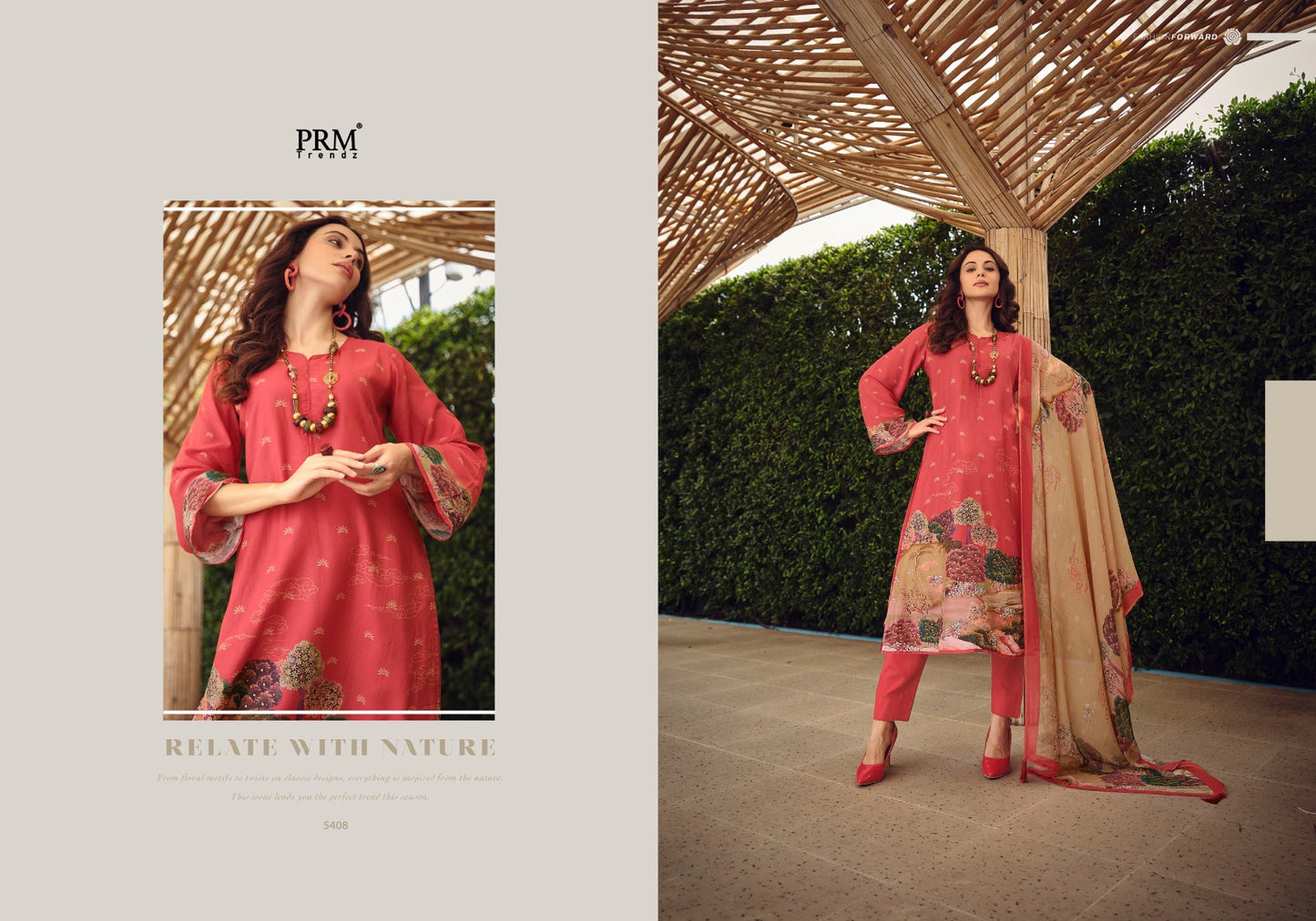 Fiori Prm Trendz Muslin Silk Pant Style Suits