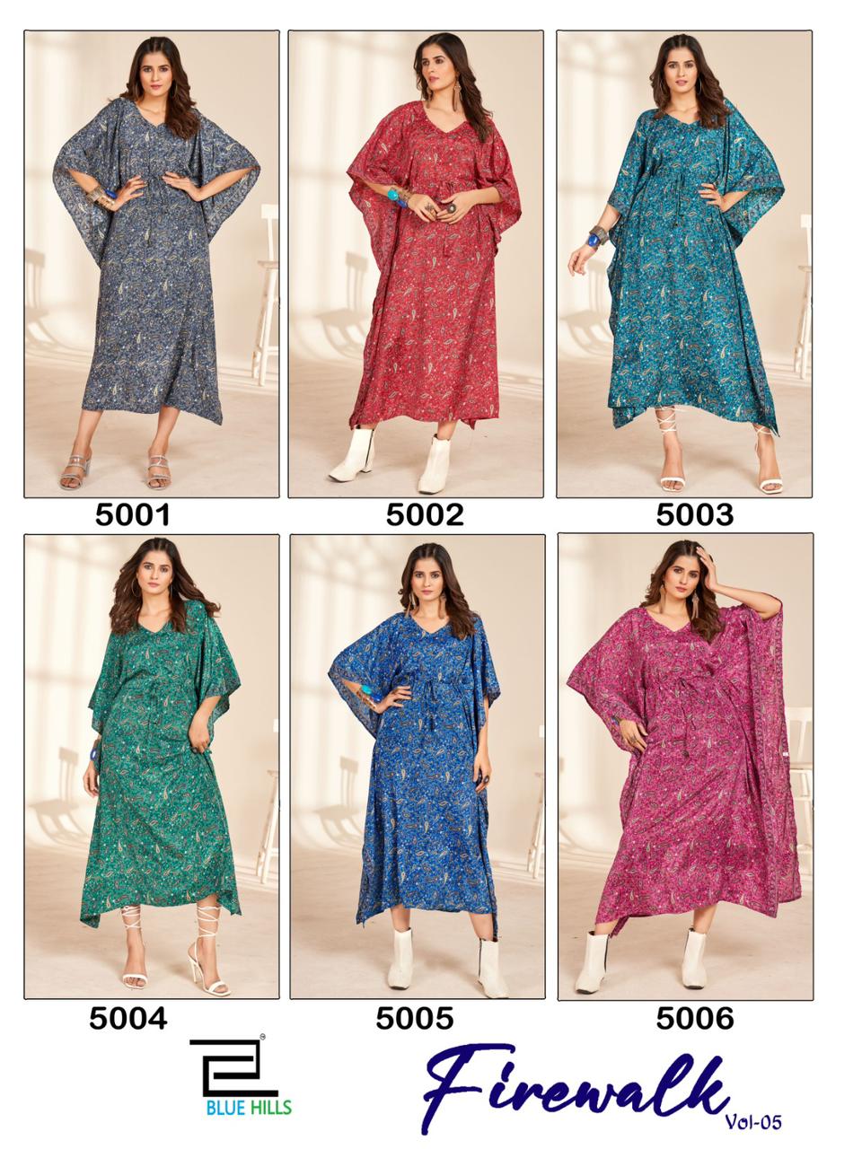 Fire Walk Vol 5 Blue Hills Kaftans