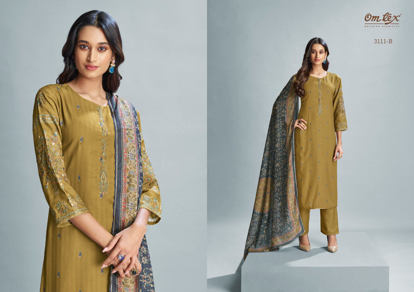 Flamora Omtex Pashmina Suits