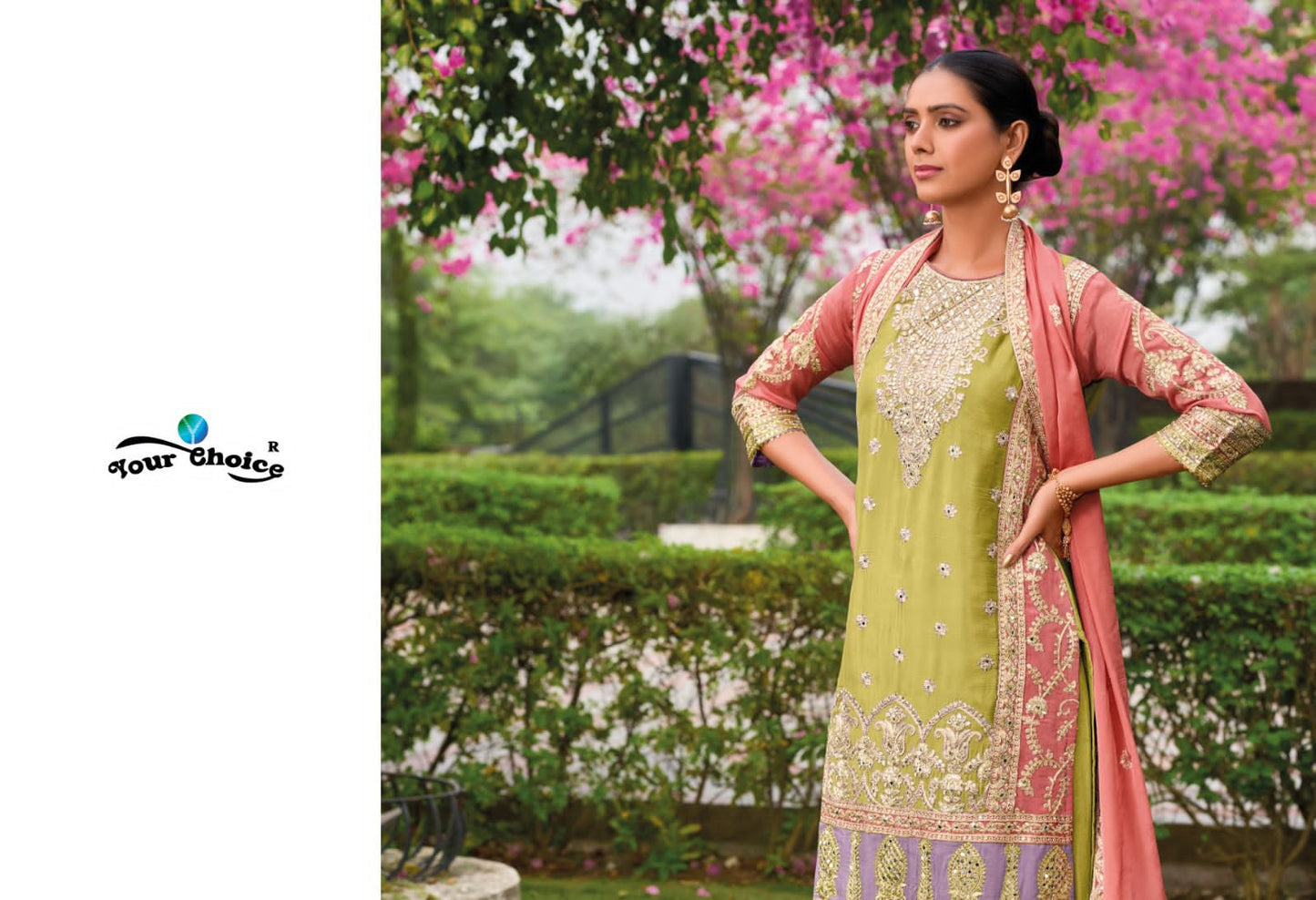 Galaxy-2 Your Choice Chinon Pakistani Readymade Suits
