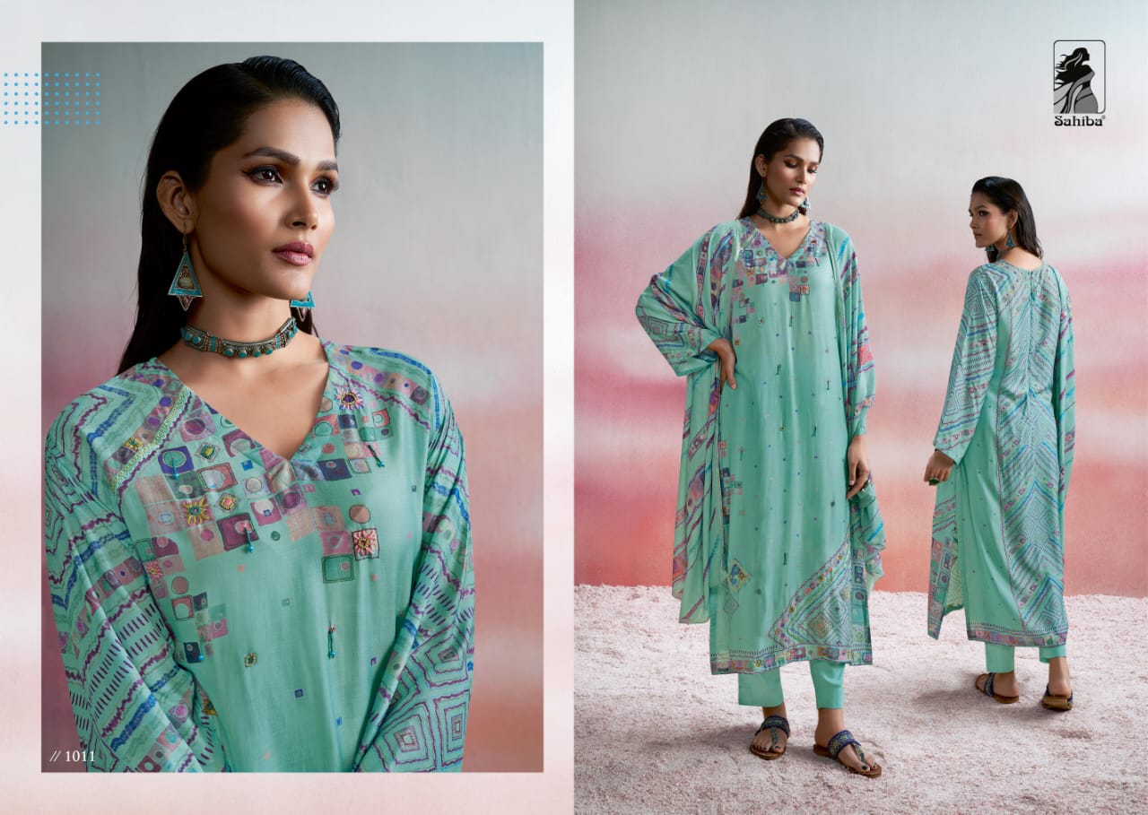 Games Sahiba Muslin Silk Pant Style Suits