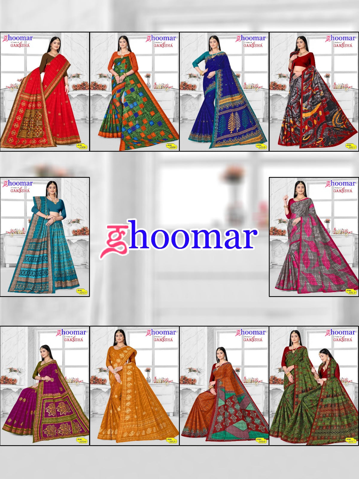 Ghoomar Vol 1 Ganesha Cotton Sarees