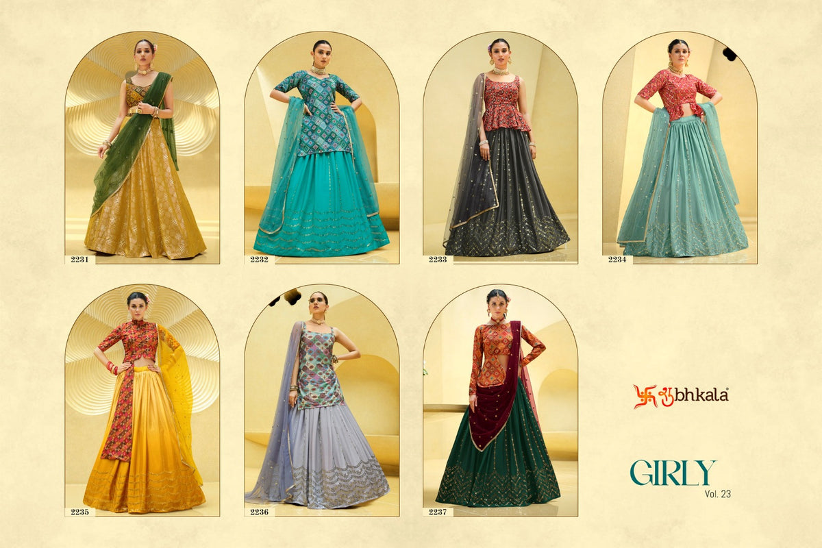 Girly Vol 23 Shubhkala Georgette Readymade Lehenga Choli