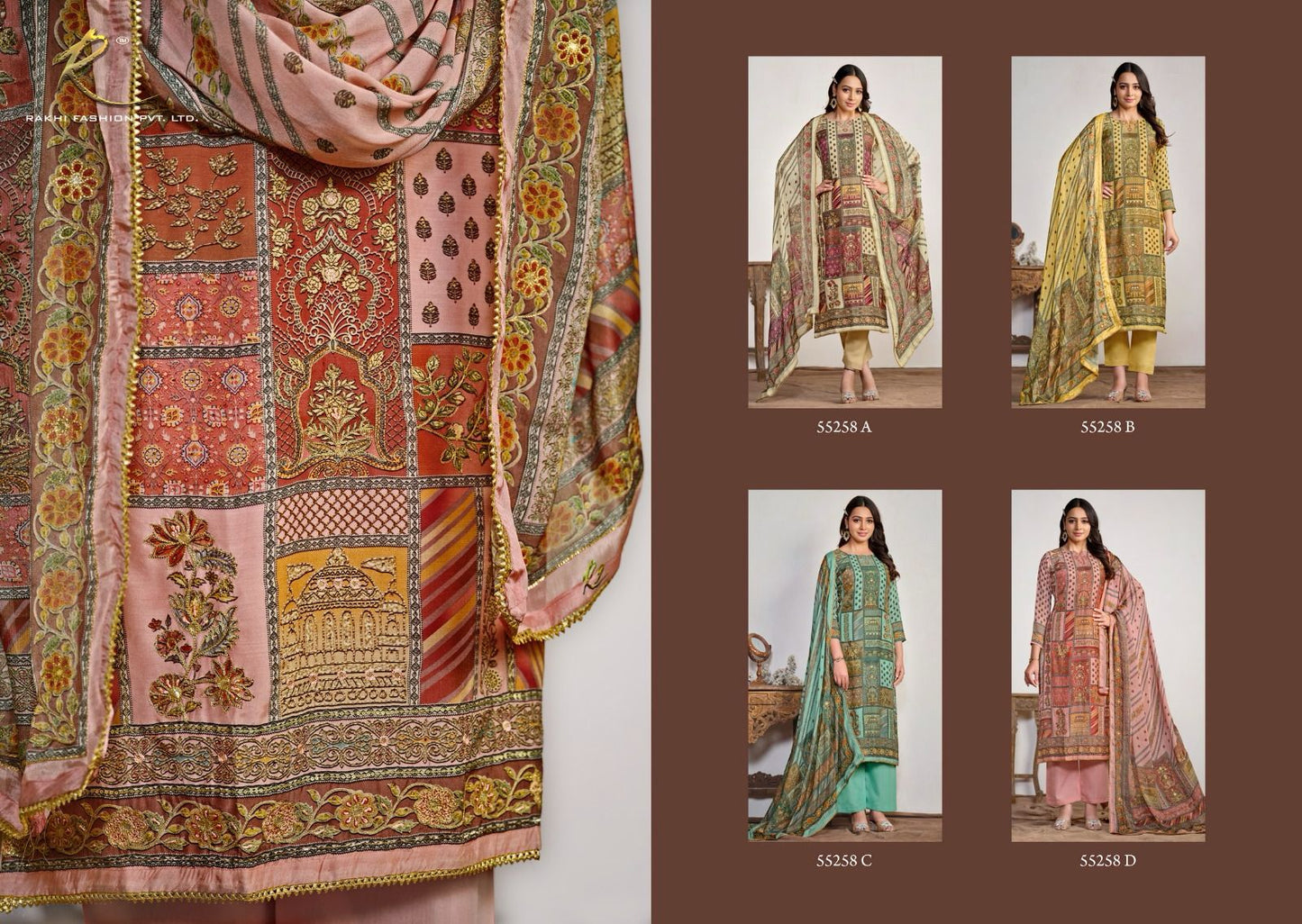 Global Grace Rakhi Fashion Viscose Modal Pant Style Suits