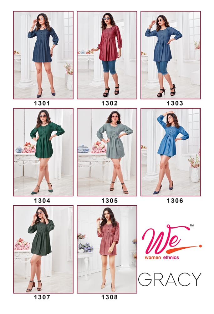 Gracy Women Ethnics Denim Stylish Tops
