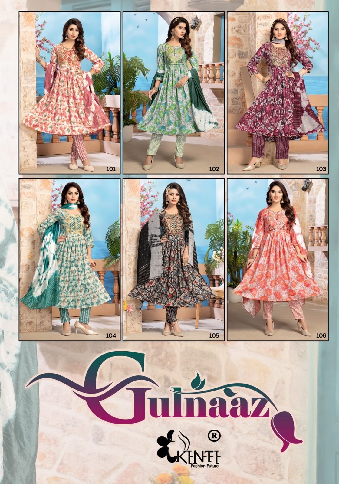 Gulnaaz Kinti Capsule Readymade Pant Style Suits