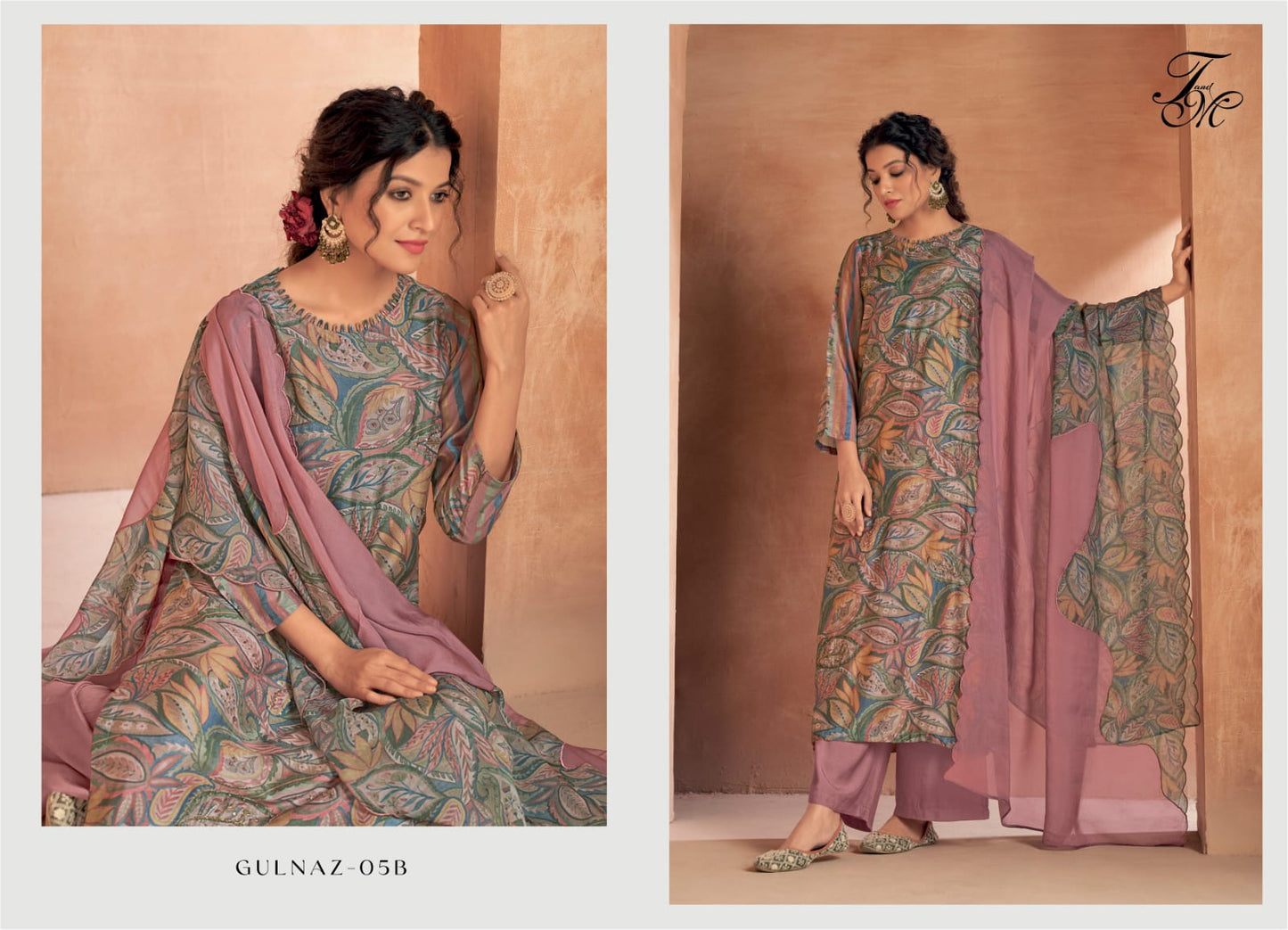 Gulnaz-5-Ab Tm Muslin Plazzo Style Suits