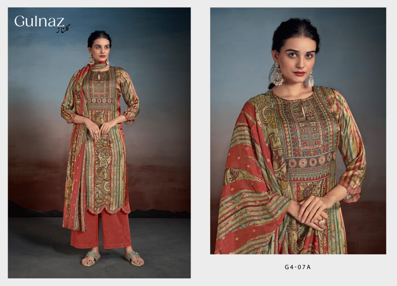 Gulnaz-G4-7Ab Tm Viscose Pant Style Suits