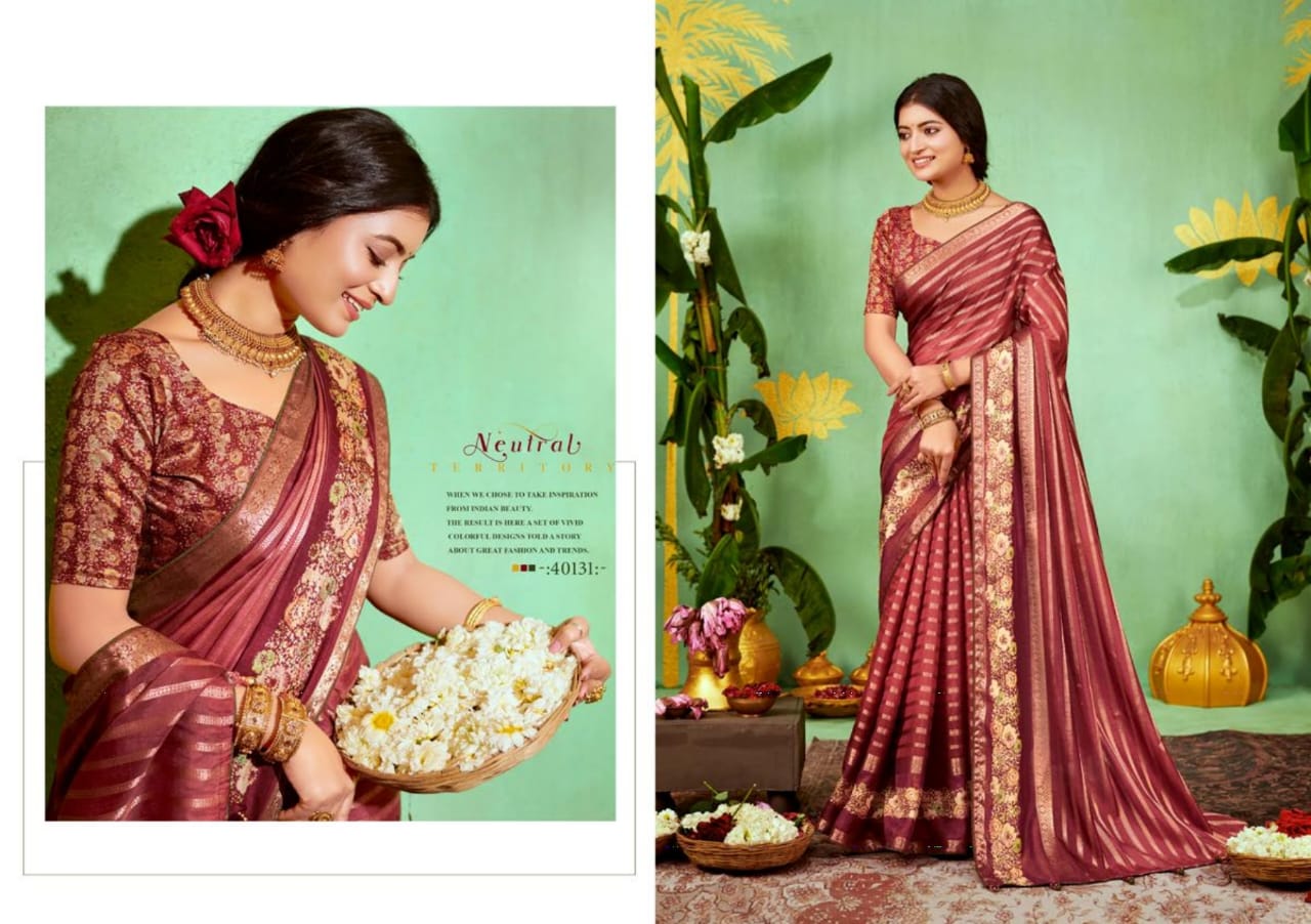 Habu-Tai 5D Designer Soft Silk Sarees