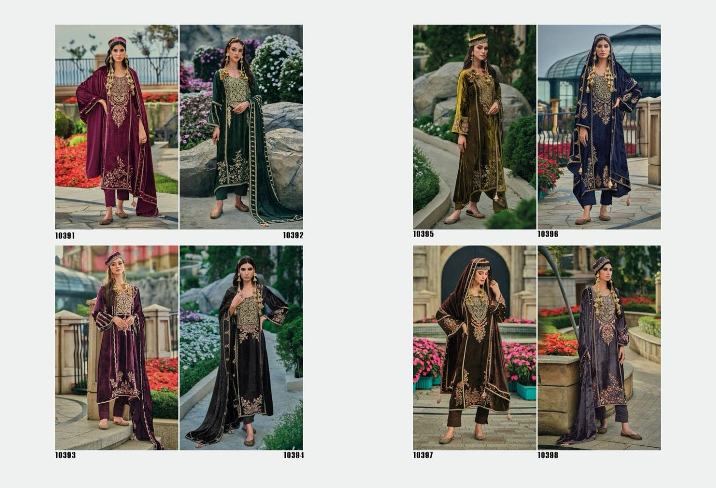 Hasrat Cinderella Velvet Suits