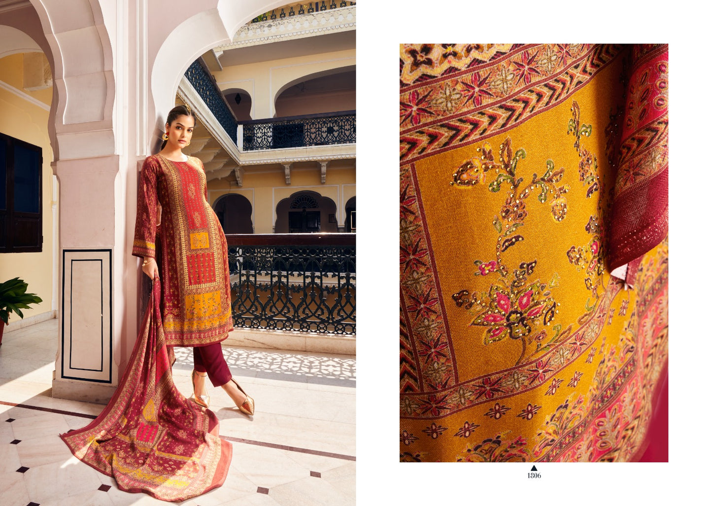 Hasrat Vol 2 Rupali Jaam Cotton Pant Style Suits