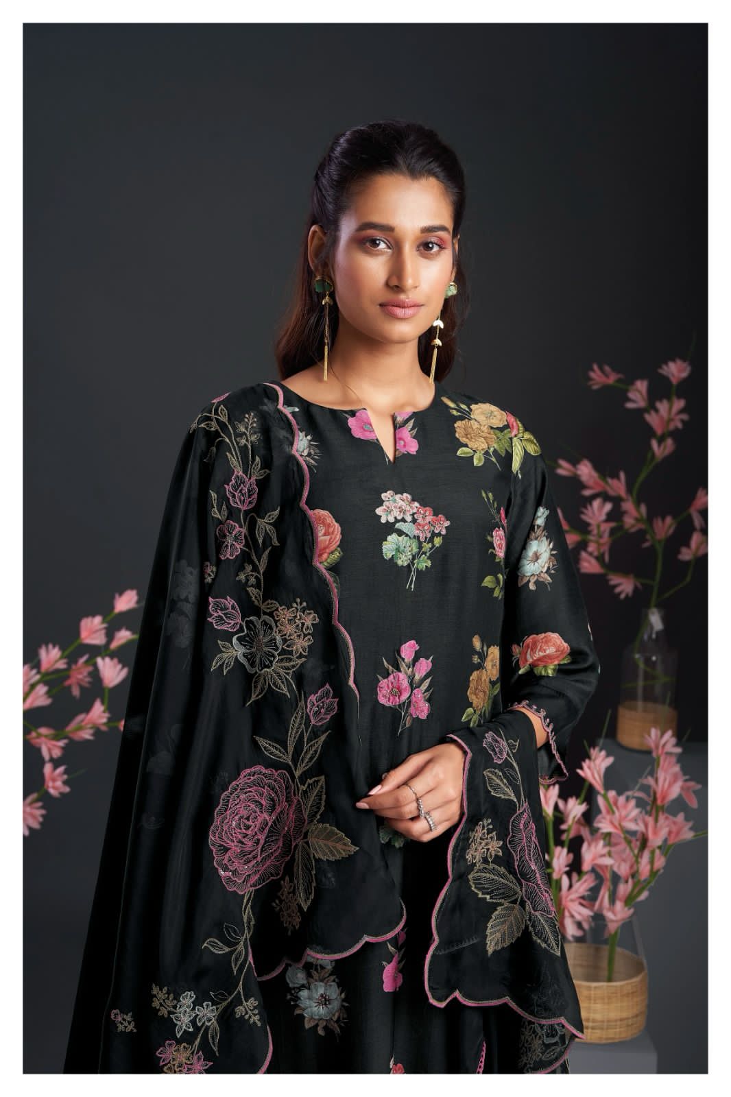 Haylo 1924 Ganga Silk Plazzo Style Suits