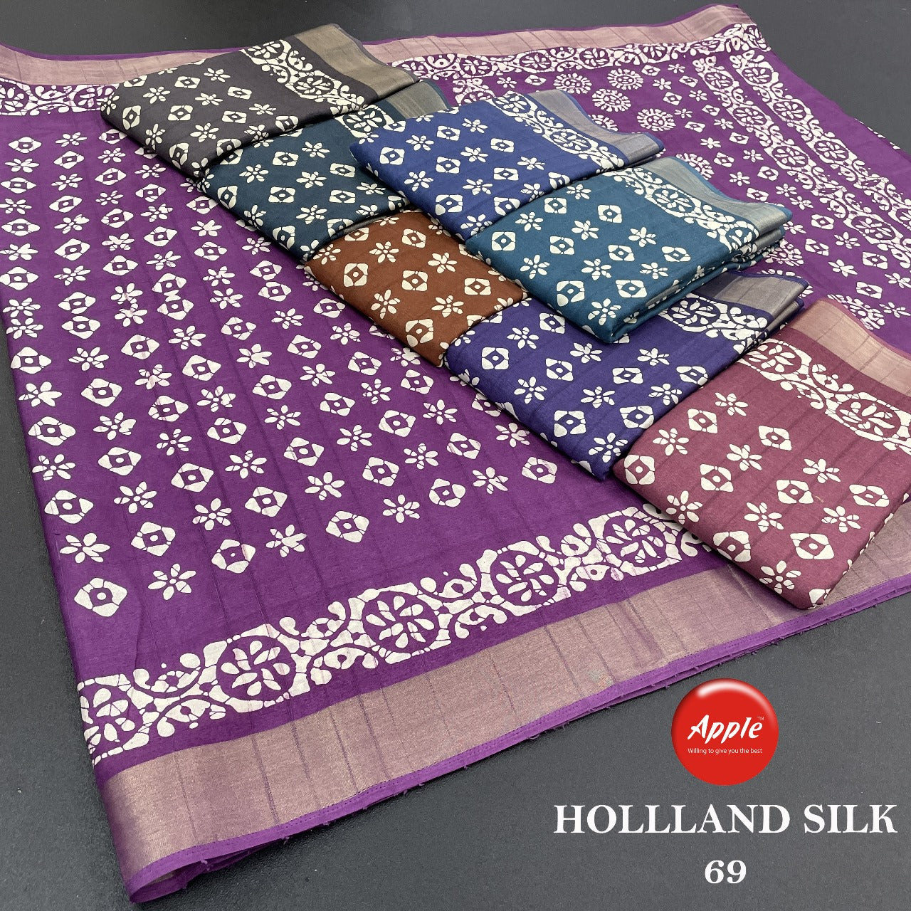 Holland Silk 41, 69 Apple Sarees