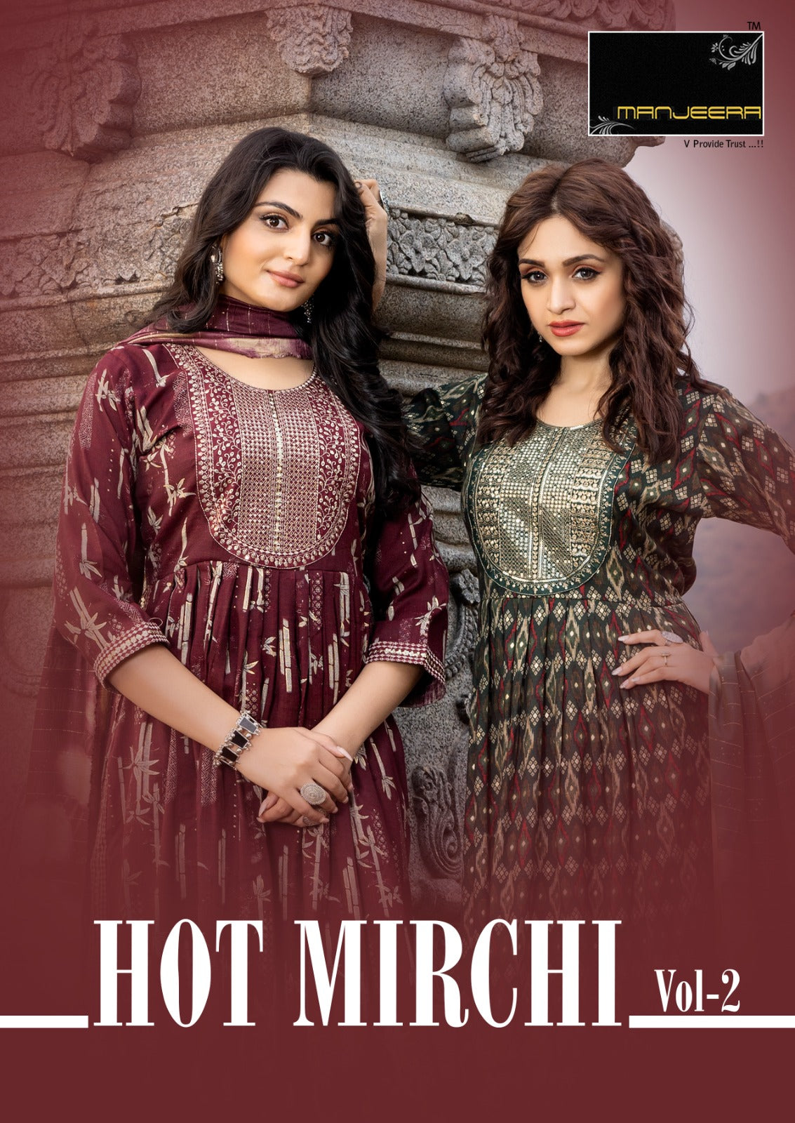 Hot Mirchi Vol 2 Manjeera Capsule Readymade Pant Style Suits