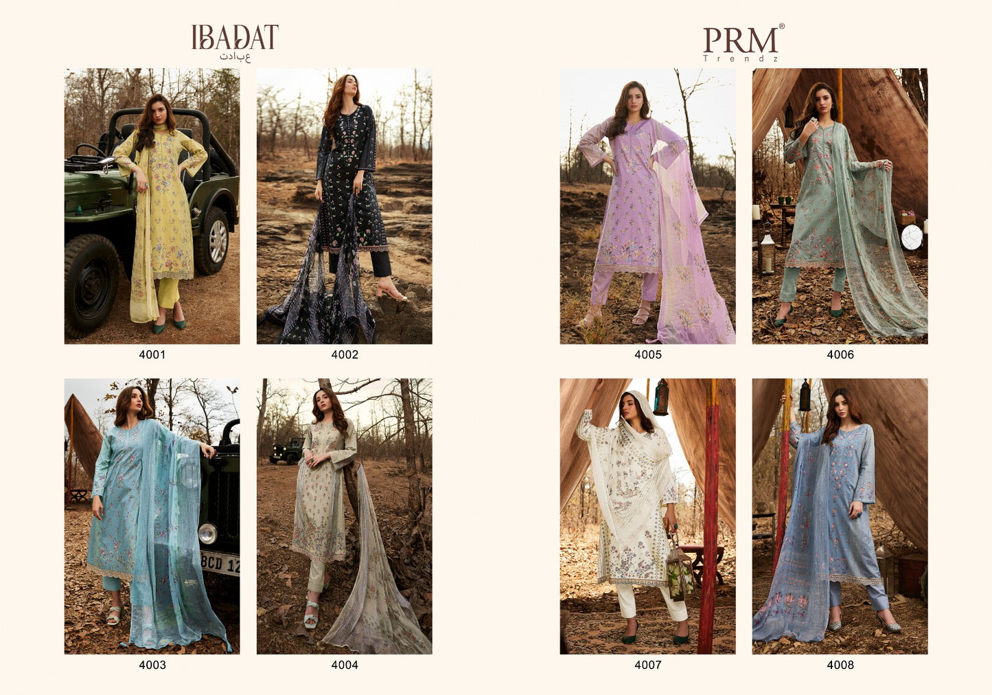 Ibadat Prm Trendz Lawn Cotton Pant Style Suits