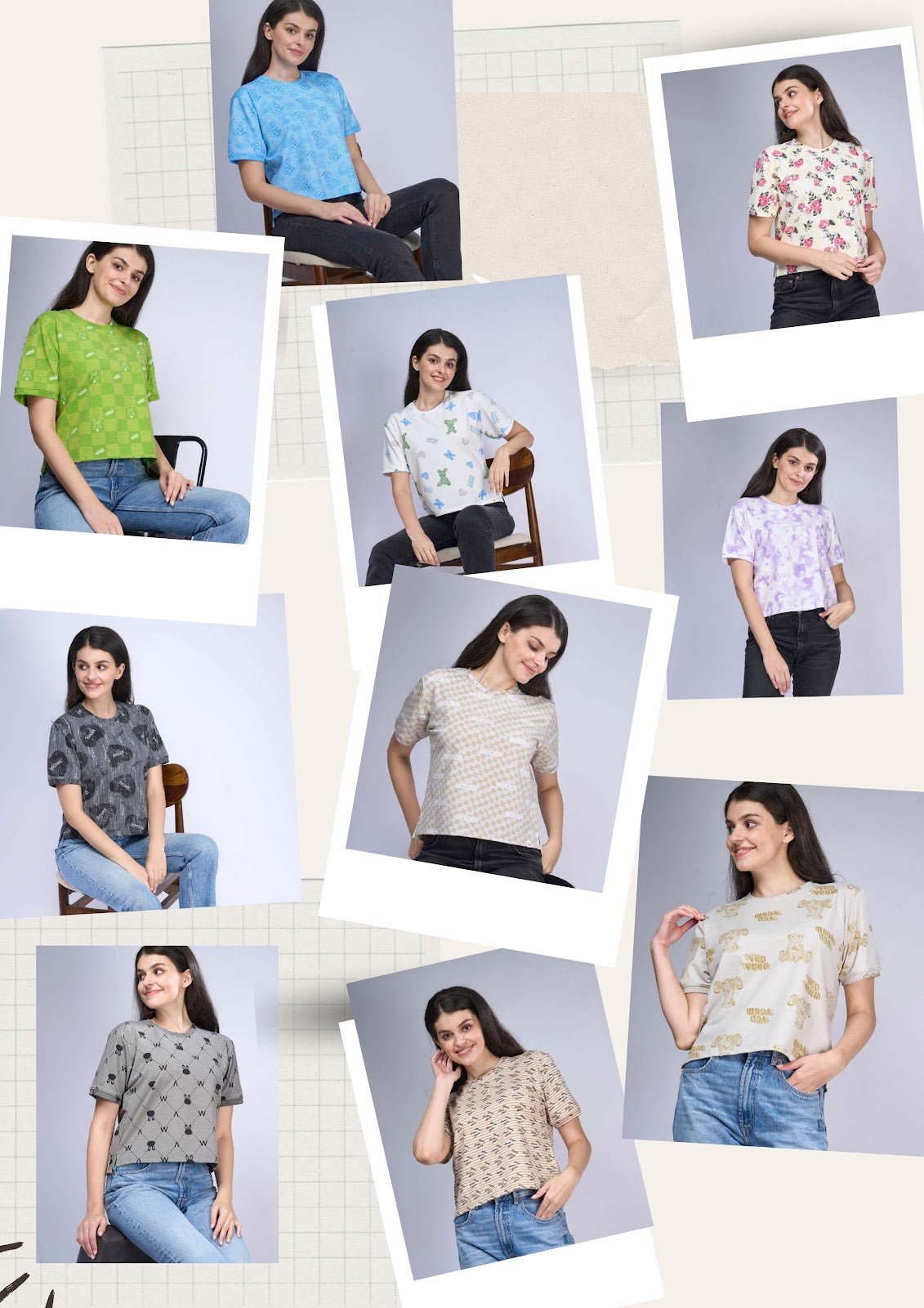 Iho E 154 Womenology Aop Women Oversized Tshirt