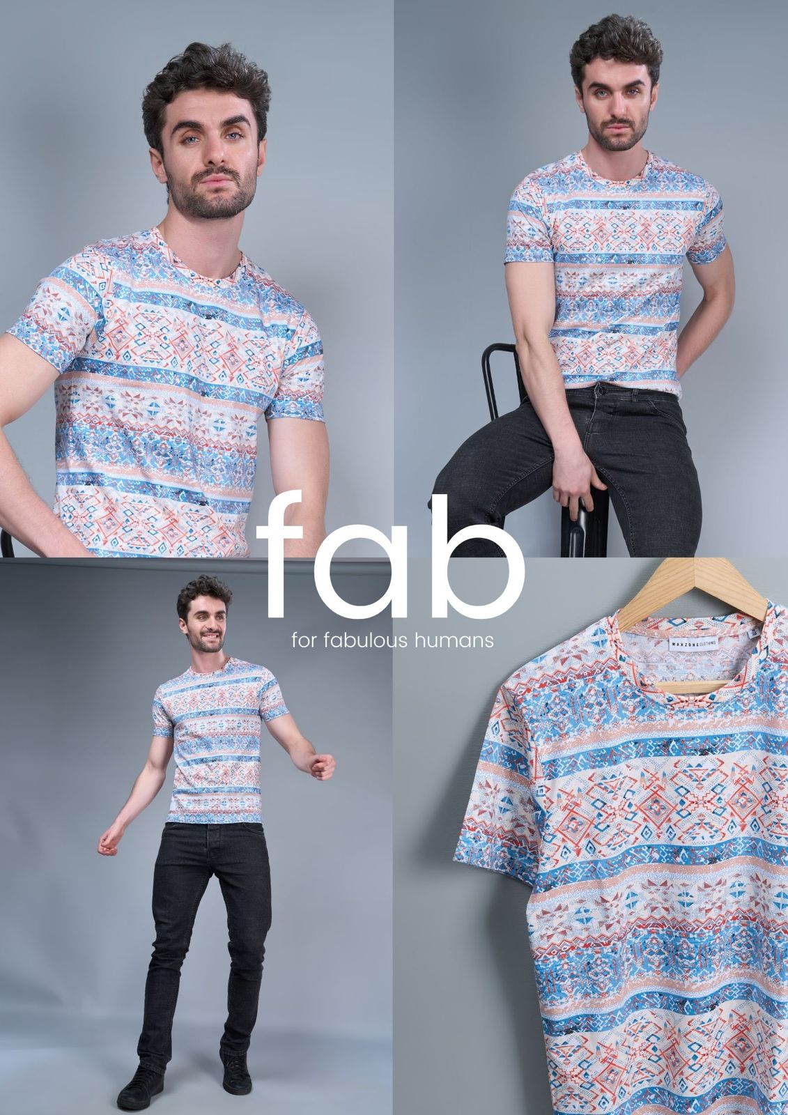 Iho E 93 Maxzone Clothing Cotton Mens Tshirts