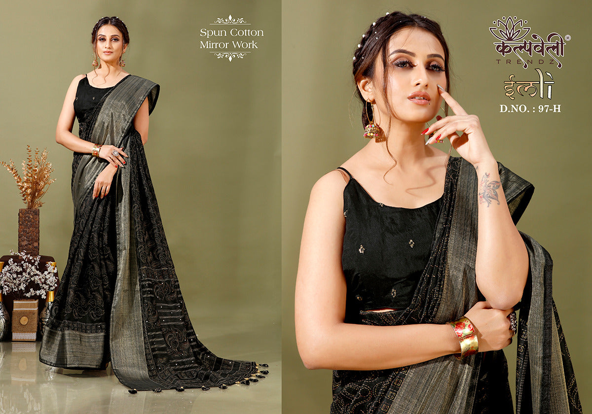 Imli-97 Kalpveli Spun Cotton Sarees