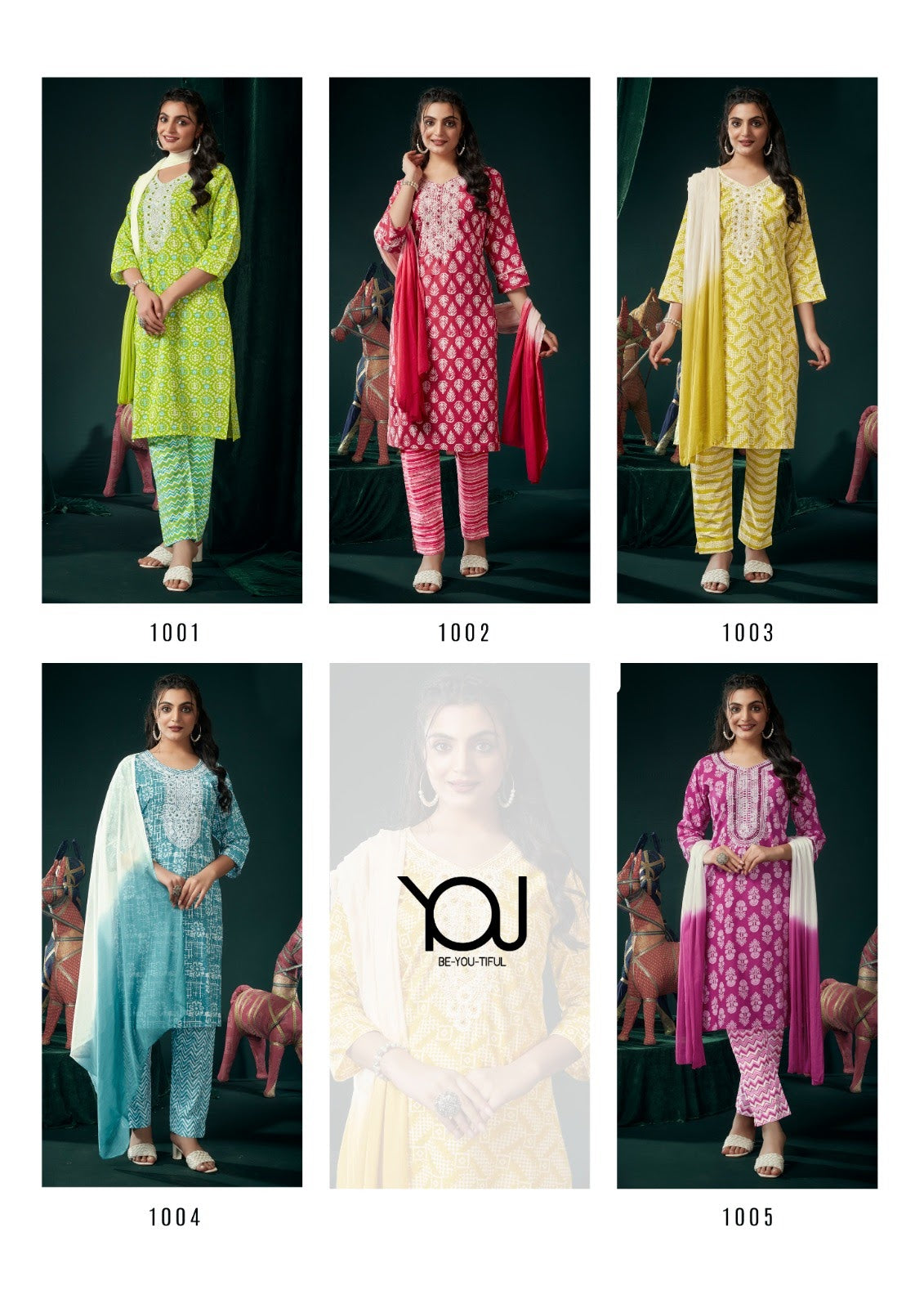 Ishika You Cotton Readymade Pant Style Suits