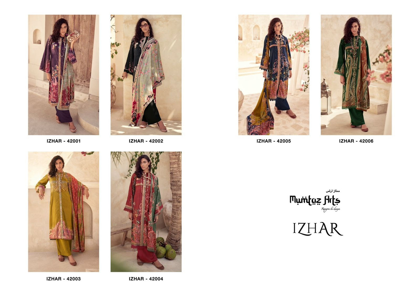 Izhar Mumtaz Arts Velvet Suits