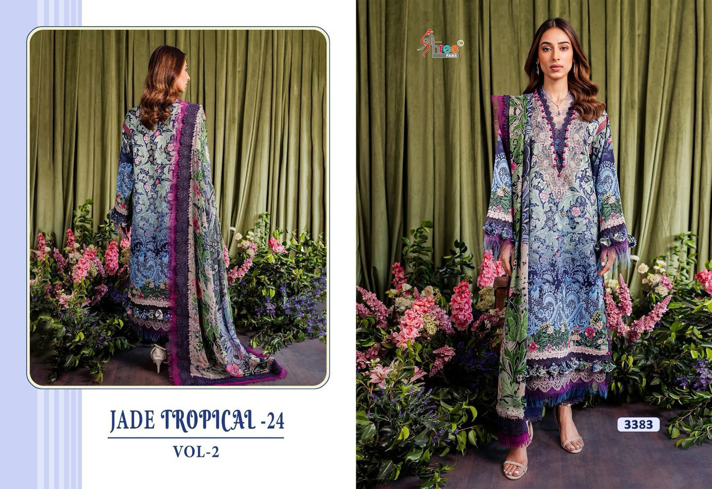 Jade Tropical-24 Vol 2 Shree Fabs Cotton Pakistani Salwar Suits
