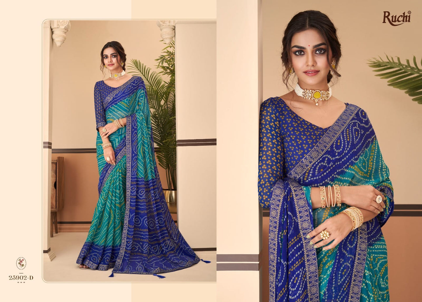 Jalpari Vol 11 Ruchi Chiffon Sarees