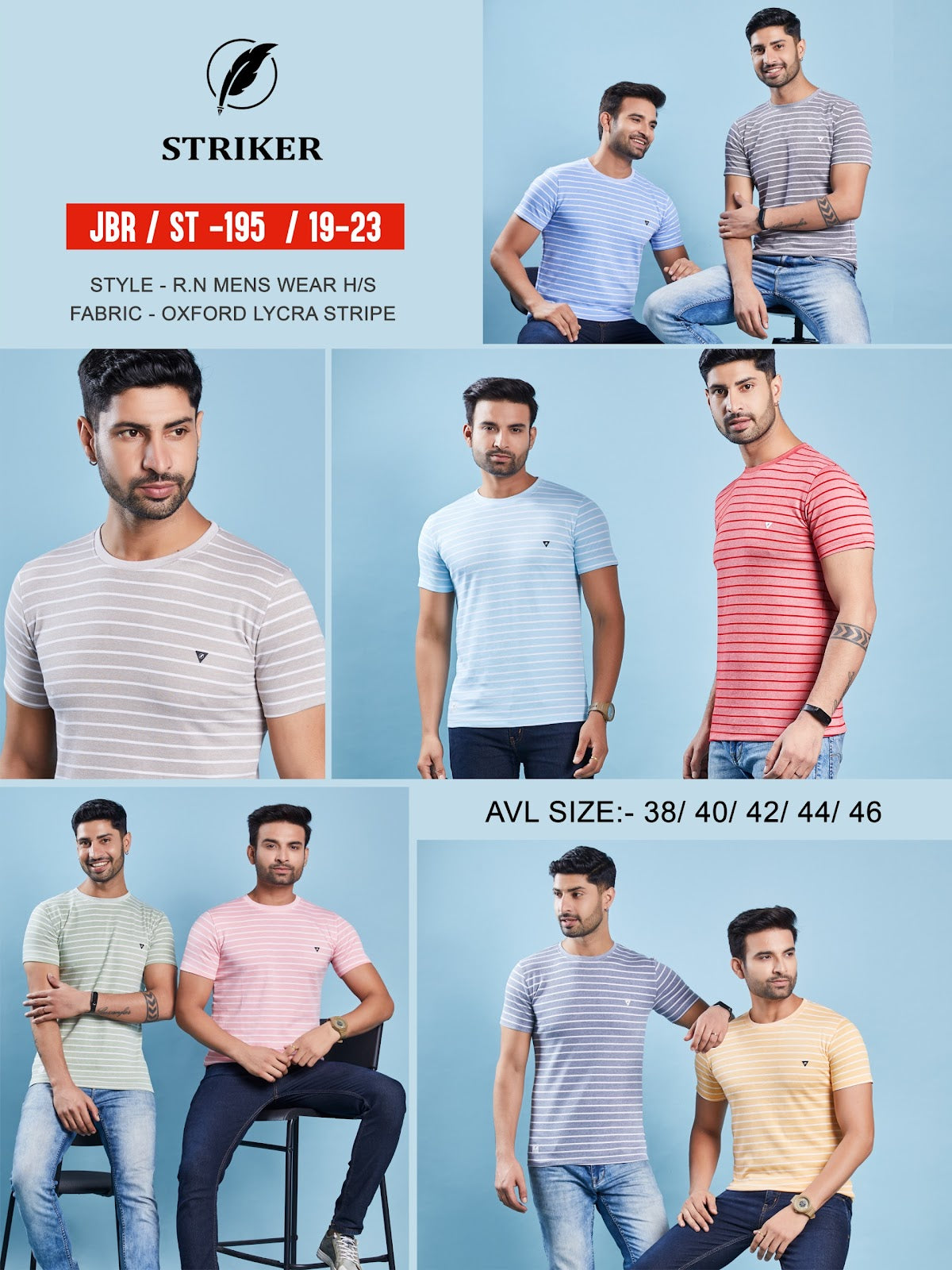 Jbr St 195 Striker Lycra Mens Tshirts