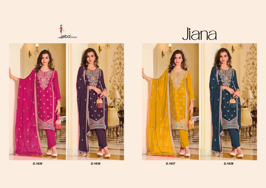 Jiana Eba Lifestyle Silk Pant Style Suits