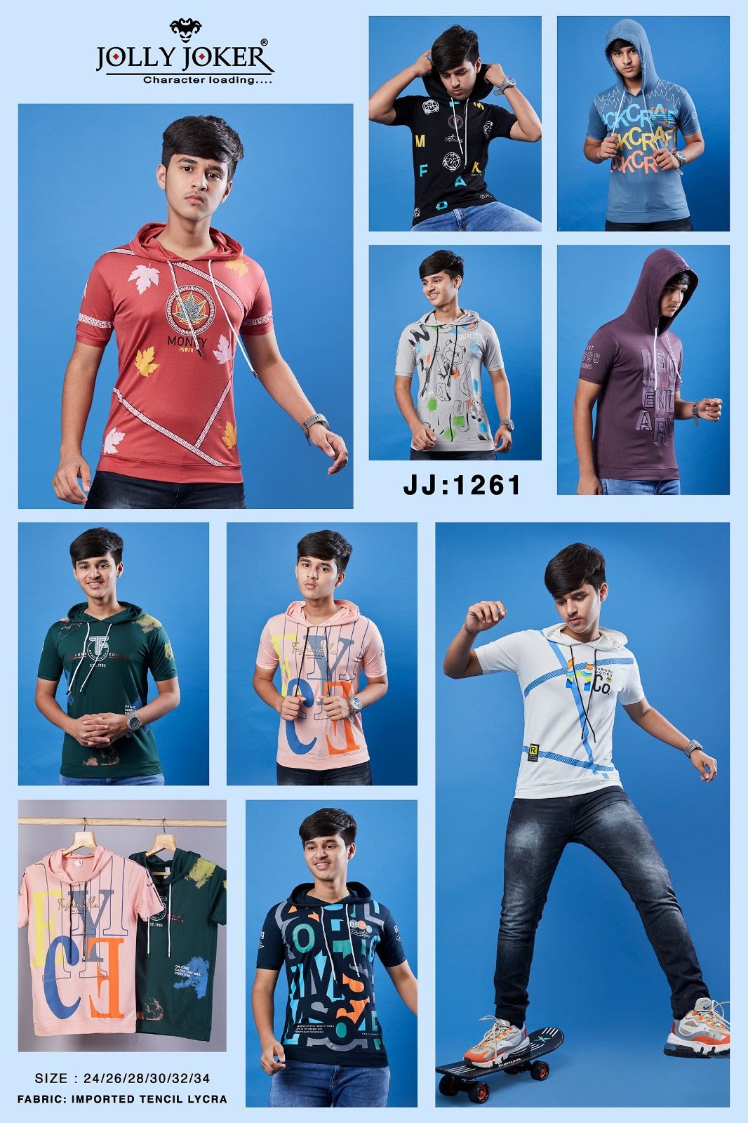 Jj 1261 Jolly Joker Lycra Boys Tshirt