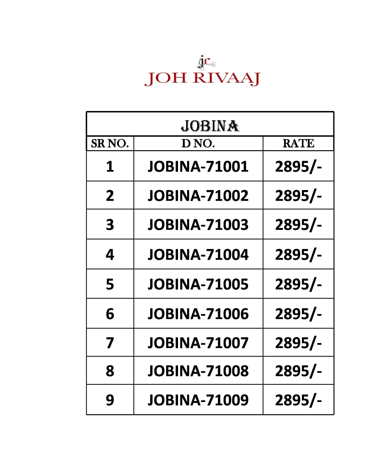 Jobina Joh Rivaaj Sarees