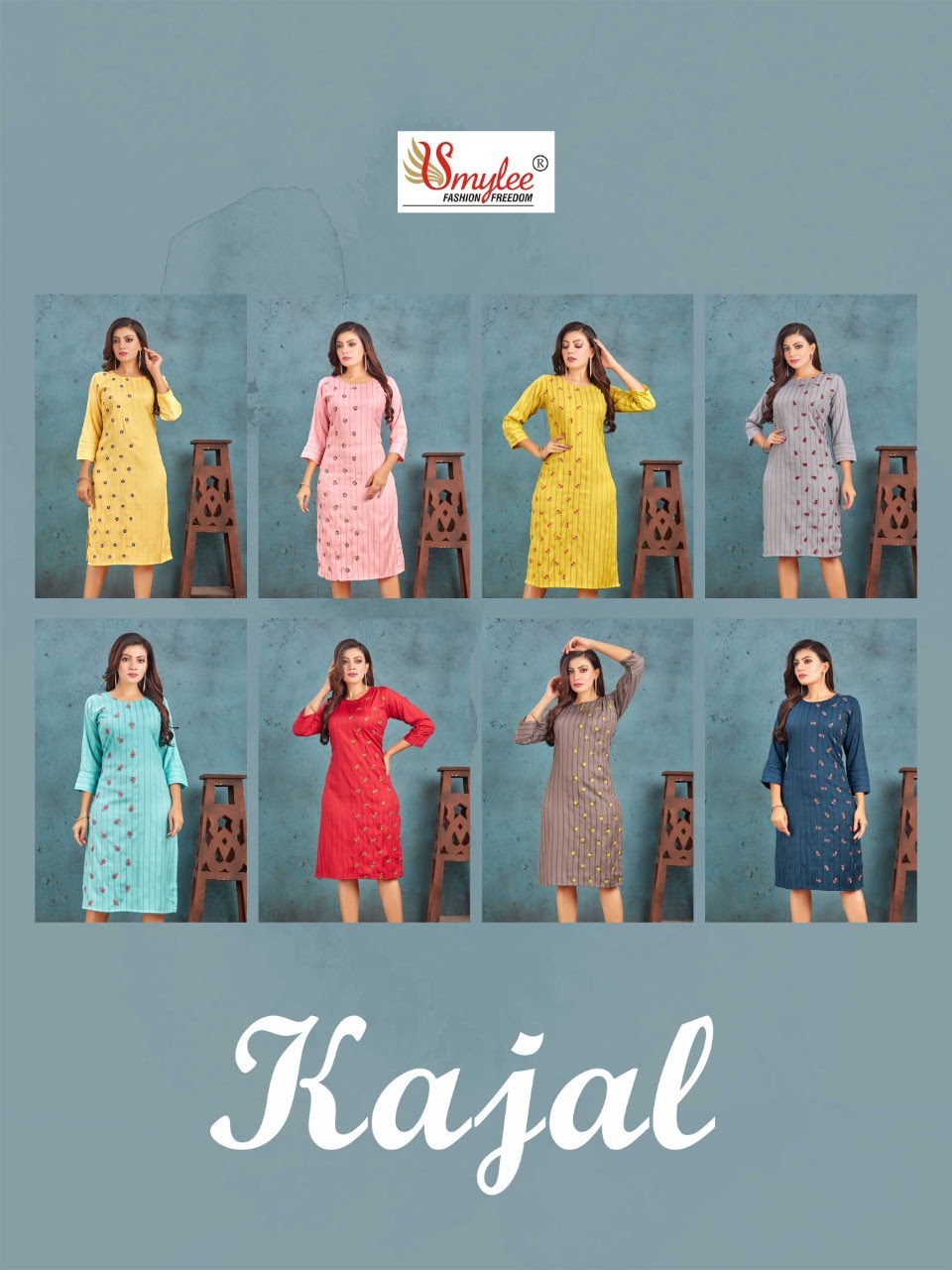 Kajal Smylee Bombay Knee Length Kurtis