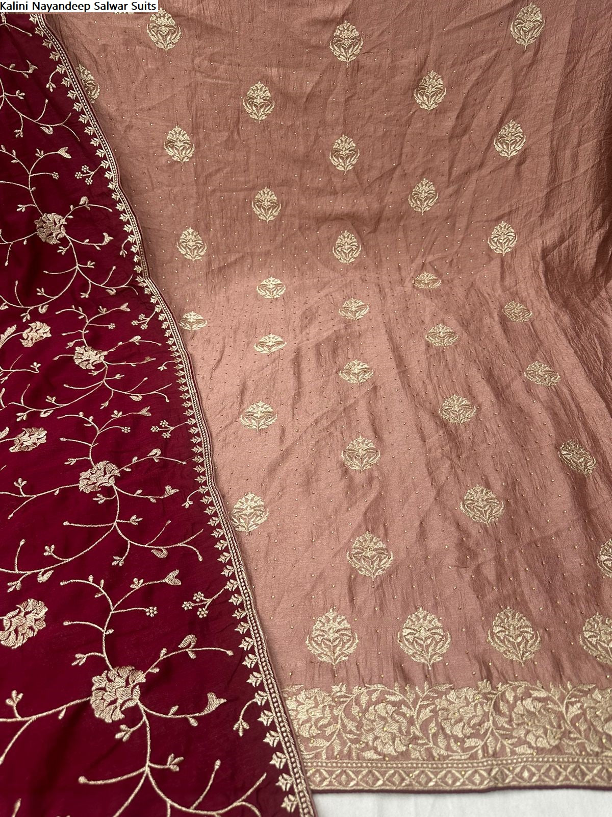 Kalini Nayandeep Vichitra Silk Salwar Suits