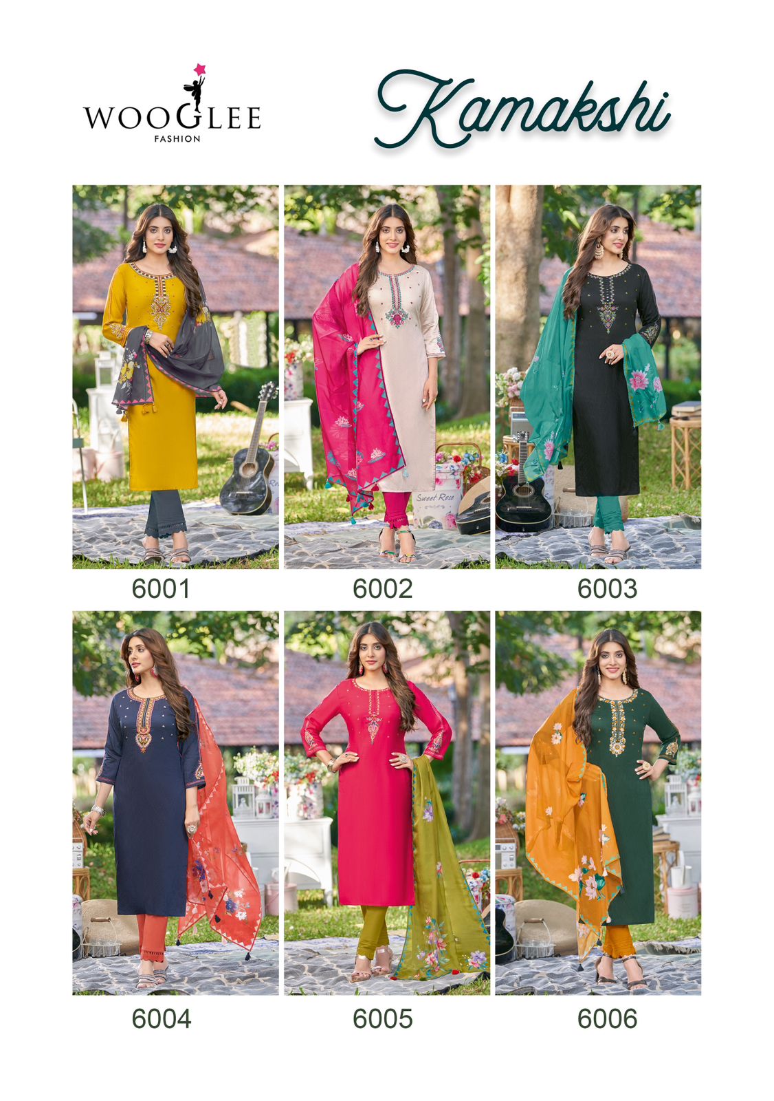 Kamakshi Wooglee Viscose Weaving Readymade Pant Style Suits