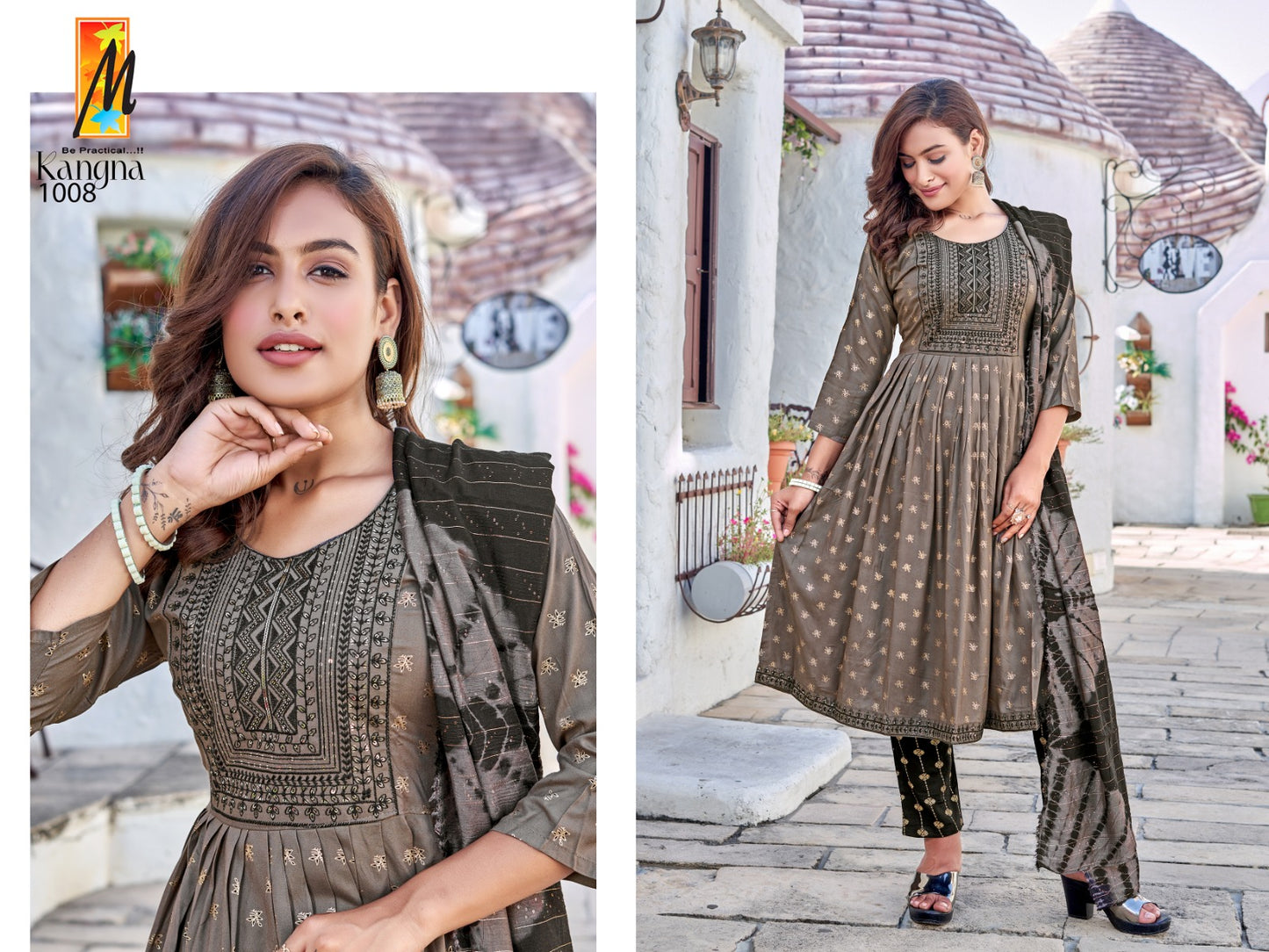 Kangna Master Rayon Readymade Pant Style Suits