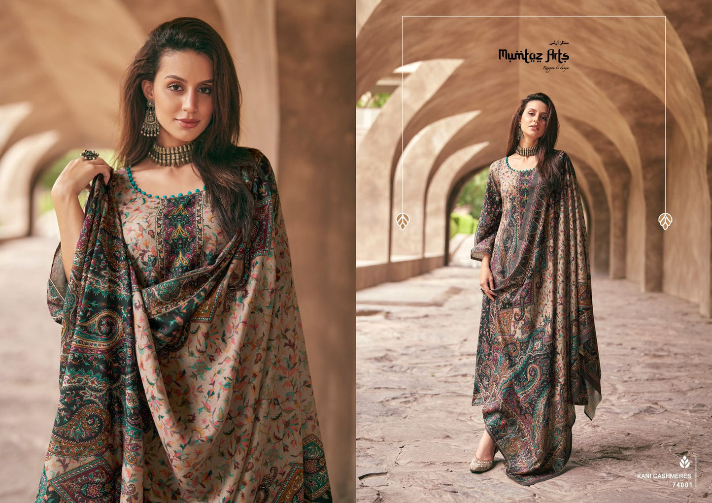 Kani Cashmere 23 Mumtaz Arts Pashmina Suits