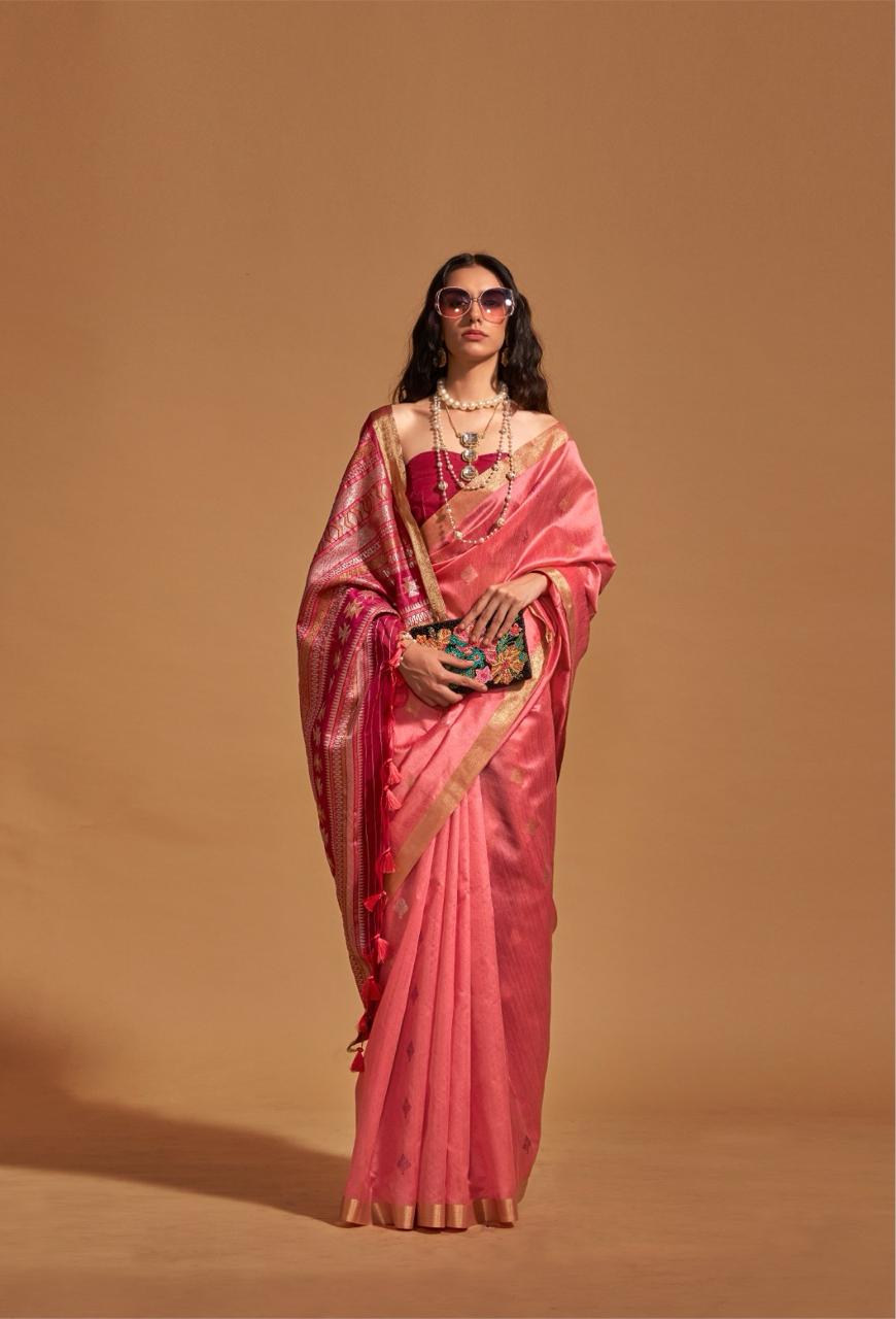 Kanoi Silk Rajtex Handloom Silk Sarees