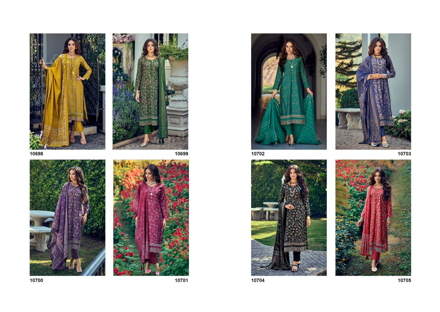 Kantha Kari Ibiza Viscose Muslin Pant Style Suits
