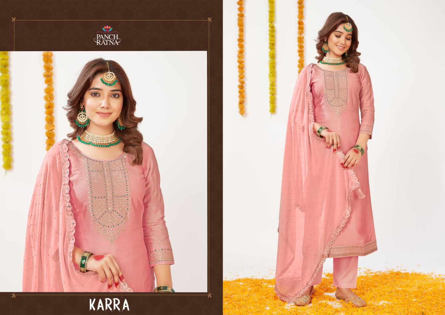 Karra Panch Ratna Simmer Pant Style Suits