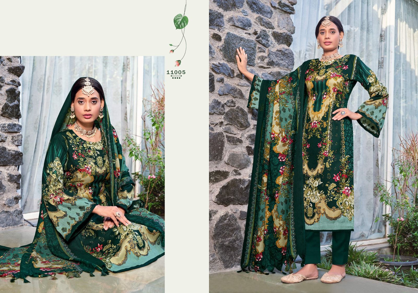 Kashmir Ki Kali Vol 11 Radha Fab Karachi Pashmina Salwar Suits