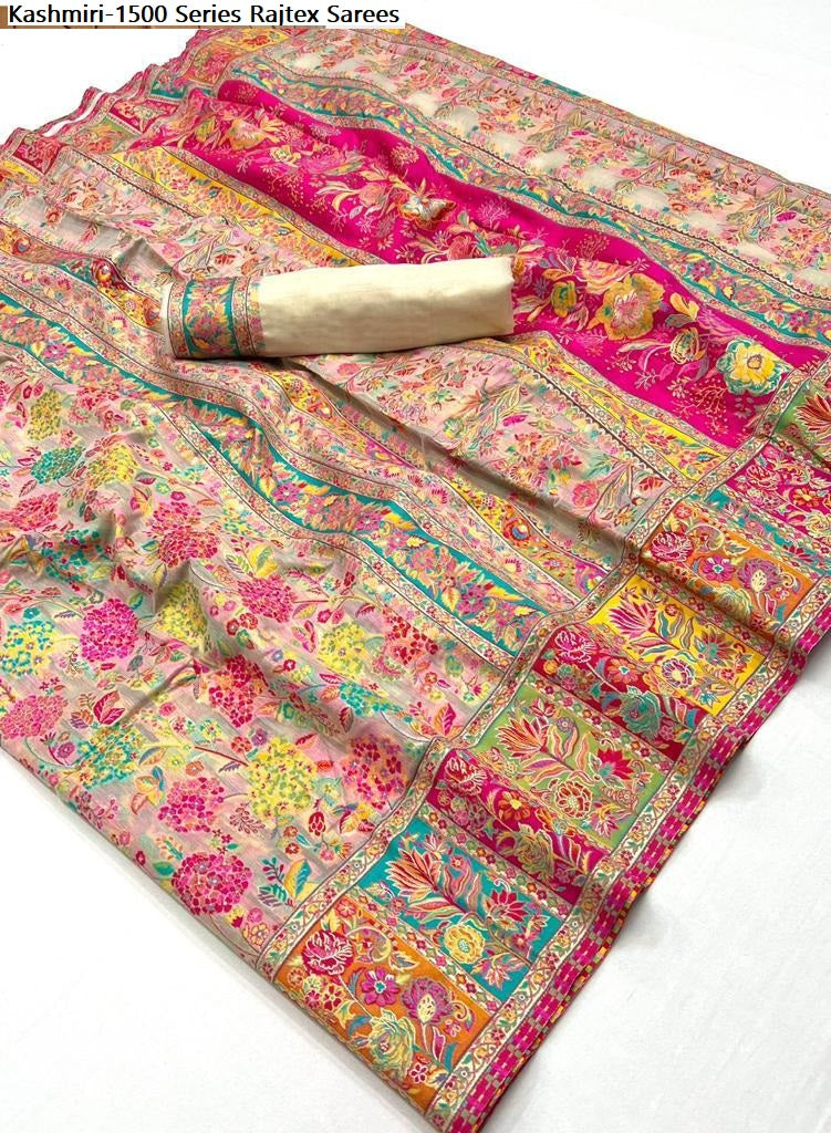 Kashmiri-1500 Series Rajtex Modal Sarees