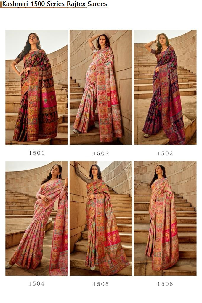 Kashmiri-1500 Series Rajtex Modal Sarees