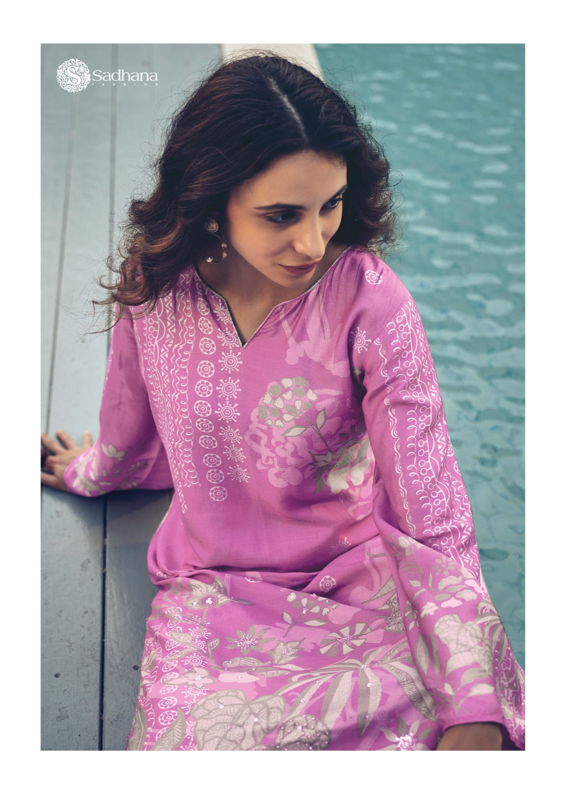 Kavleen Sadhana Muslin Silk Pant Style Suits