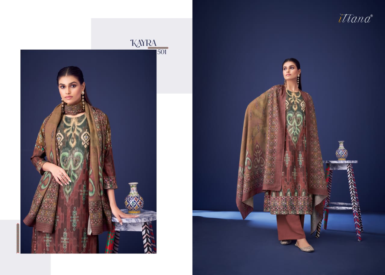 Kayra Itrana Muslin Pant Style Suits