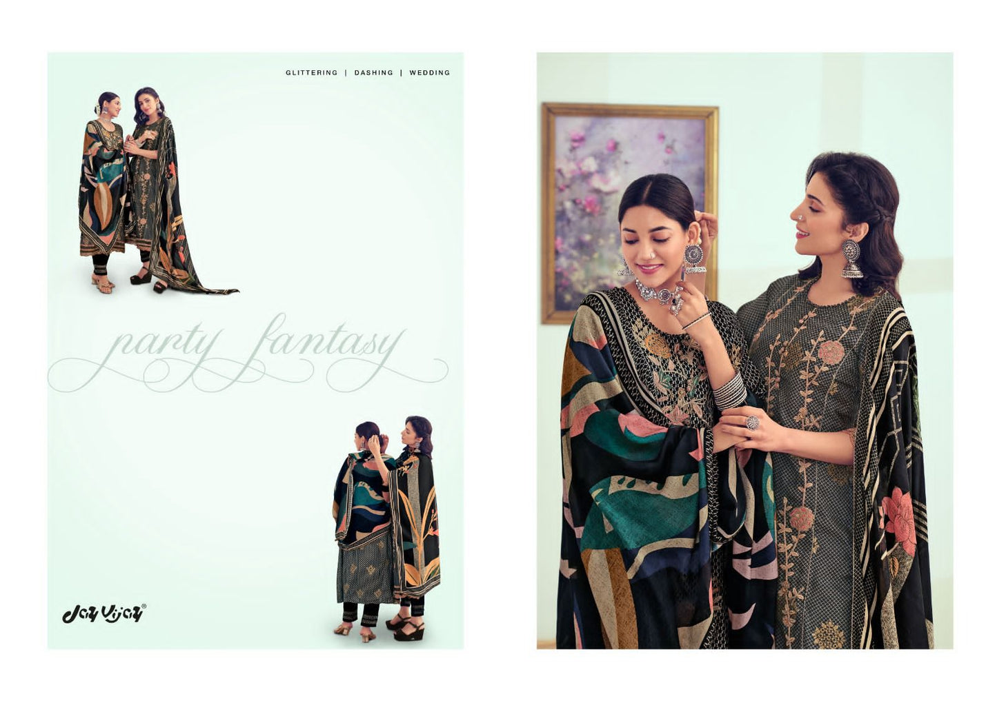 Khubani Jay Vijay Muslin Silk Pant Style Suits