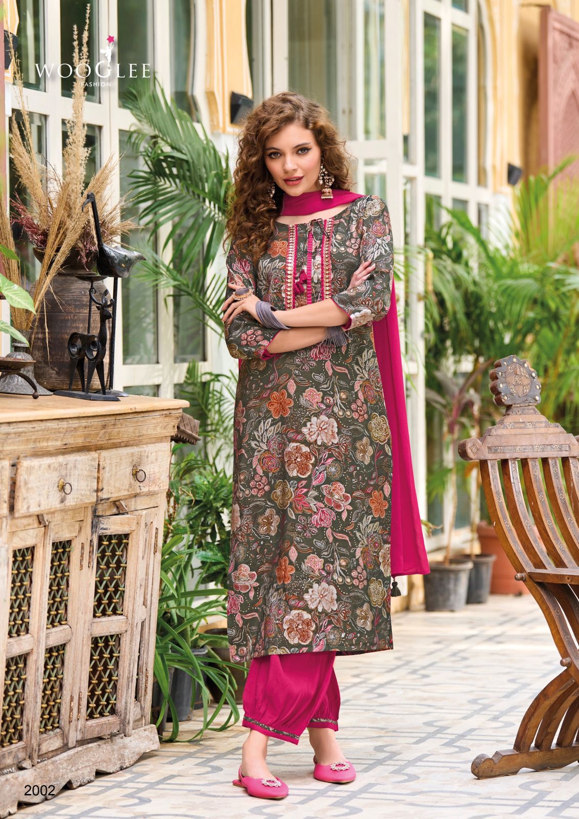 Khwaab Wooglee Modal Afghani Readymade Suit