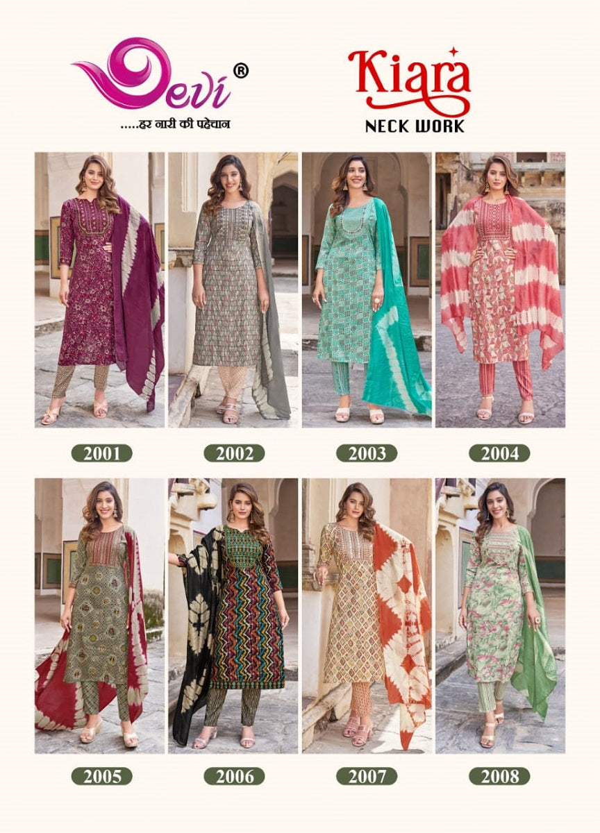 Kiara Vol 2 Devi Rayon Readymade Pant Style Suits
