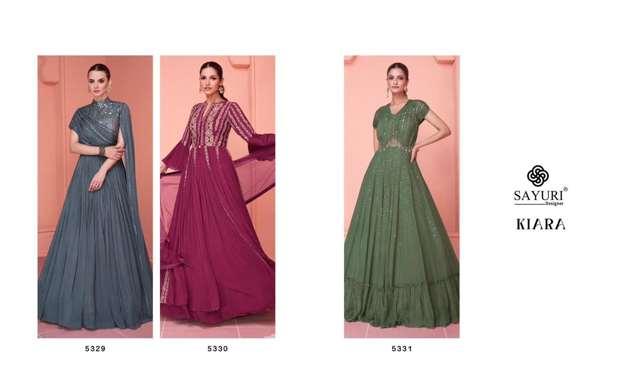 Kiara Sayuri Silk One Piece Gown