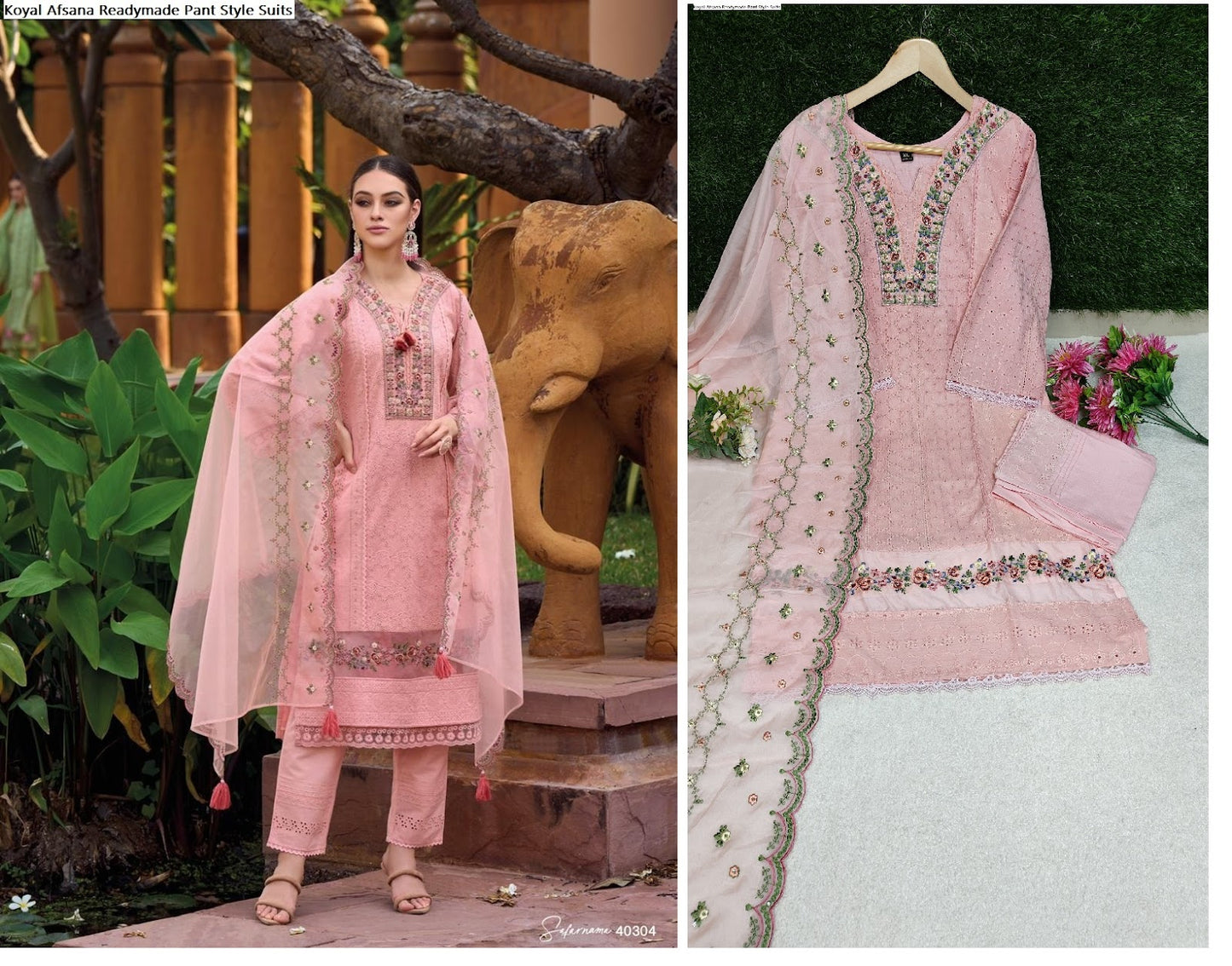Koyal Afsana Cotton Readymade Pant Style Suits