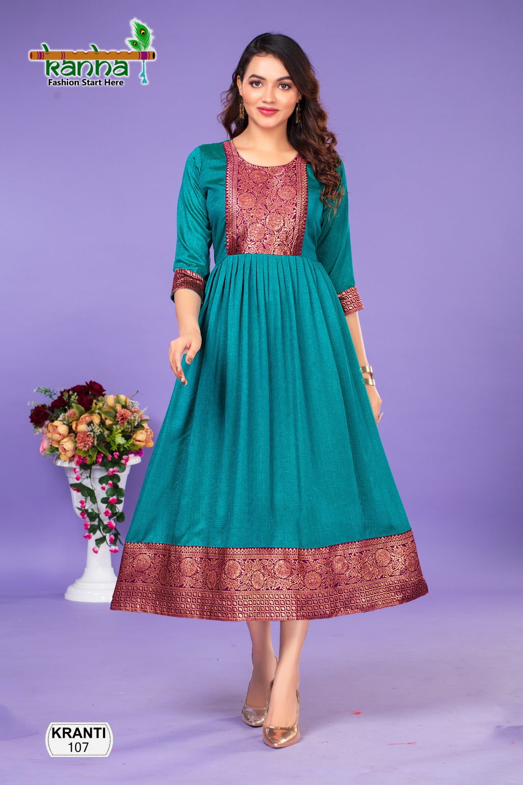 Kranti Kanha Vichitra Anarkali Kurtis