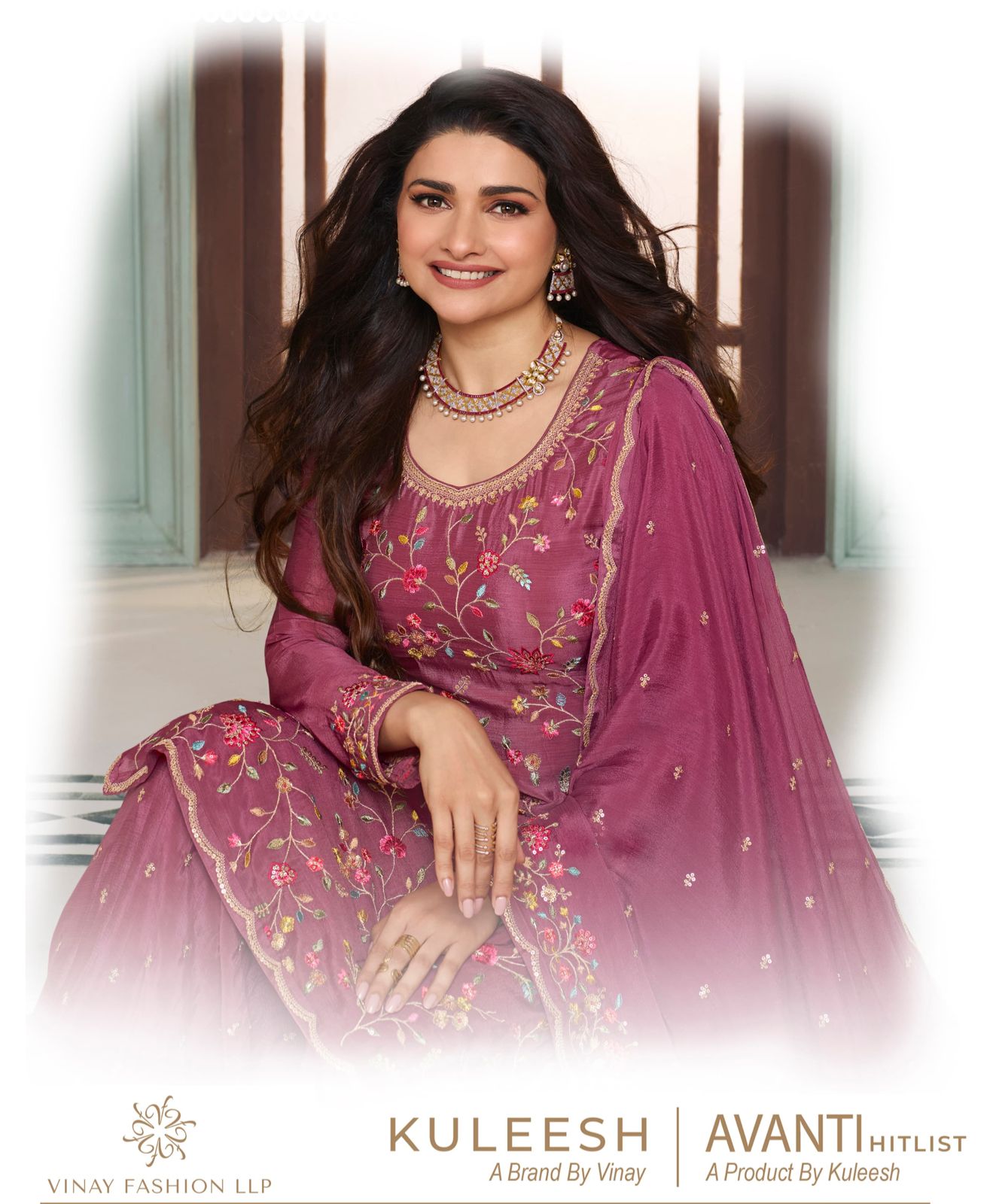 Kuleesh-Avanti-Hitlist Vinay Fashion Llp Chinon Sharara Style Suits